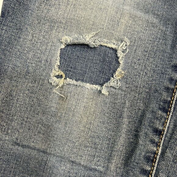 Old Navy Boys Karate Slim Built In Flex Max Distressed Faded Jeans Youth Size 12 - Picture 9 of 10